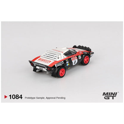 Mini GT #1084: Lancia Stratos HF #4 1978 Rally Sanremo Winner LHD 1:64 Scale