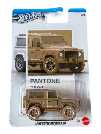HotWheels Pantone Silver Series Mainline Card art Complete Set of 10 Cars | 1:64 Scale Collectible Die-Cast Vehicle Set