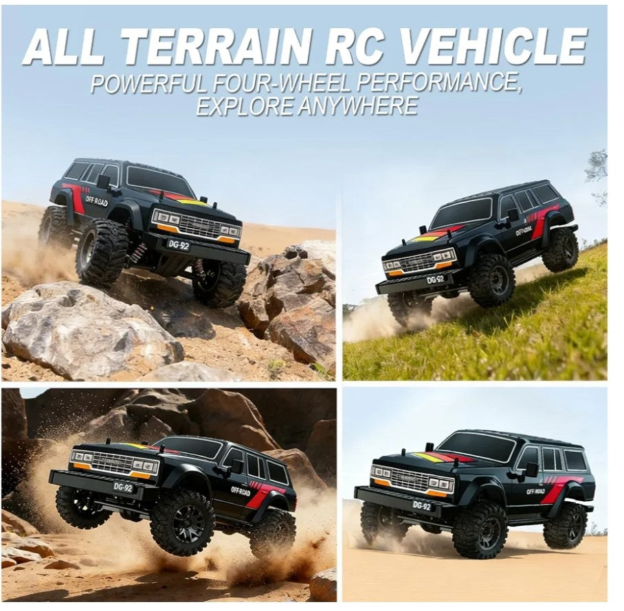 SHAMOGUI DG92 1/12 Scale 4WD Ready-to-Run Off-Road Climbing Truck with LED Lights Speed 20KM/H No.DG-92