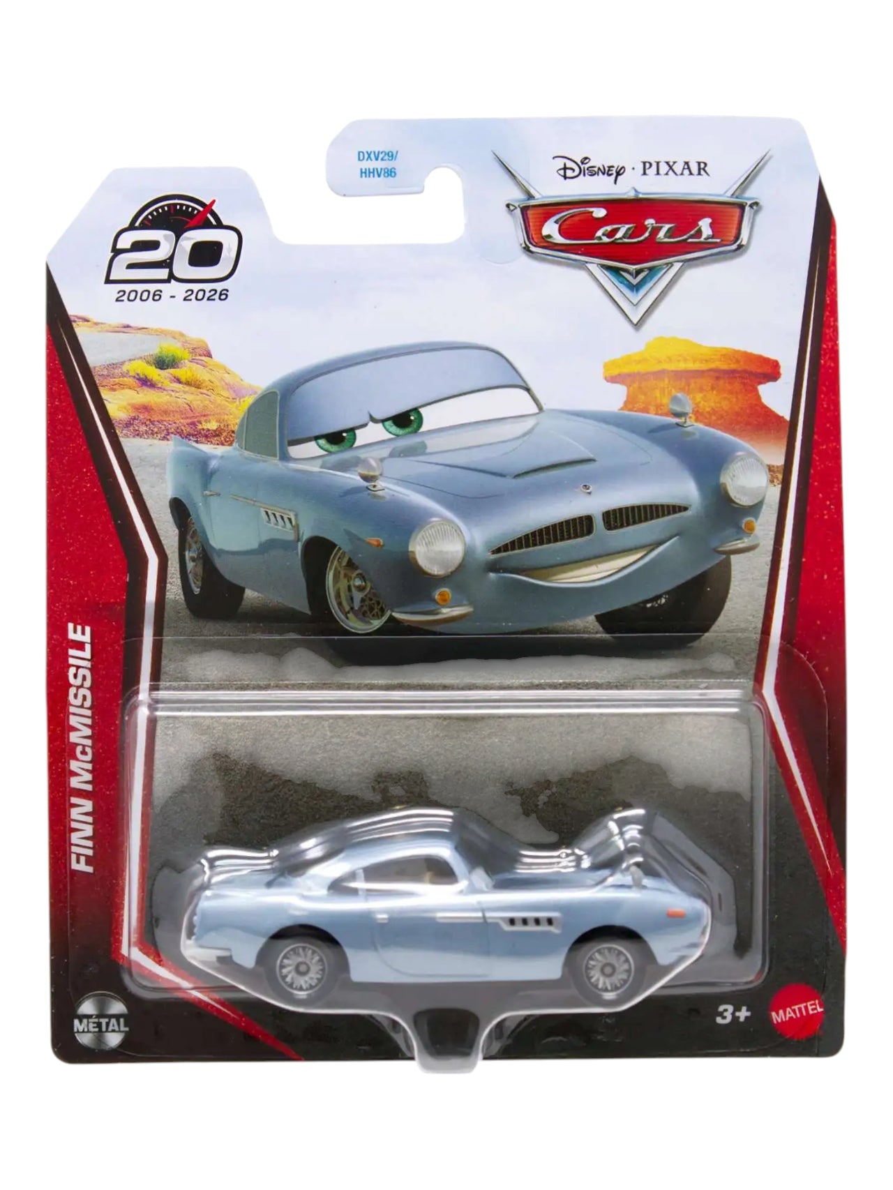 Disney Pixar Cars Finn McMissile Die-Cast Metal Toy Car | 20th Anniversary Edition