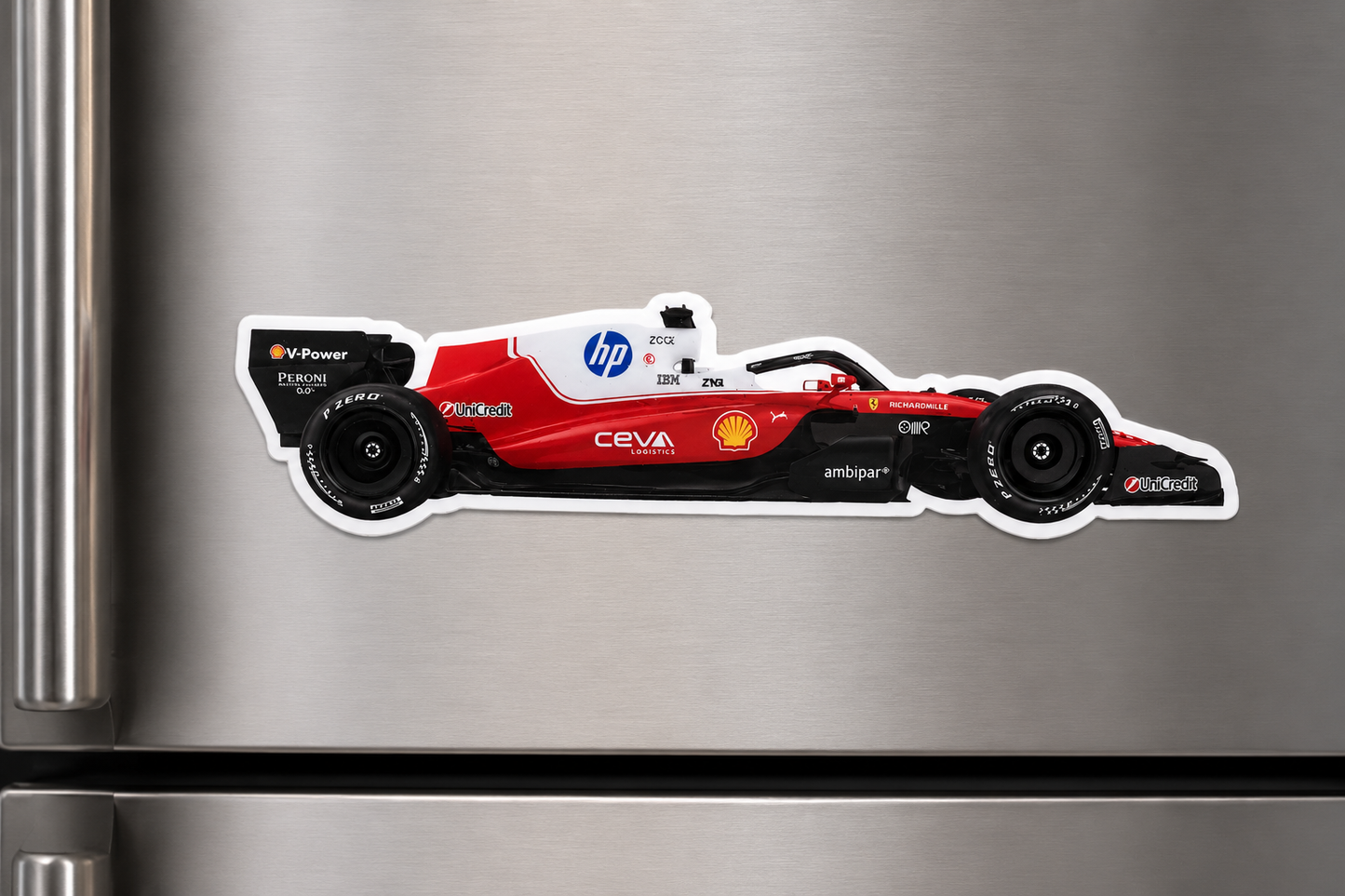 Formula 1 Racing Car Magnet – Ferrari & Mercedes Variants | Decorative Fridge Magnet