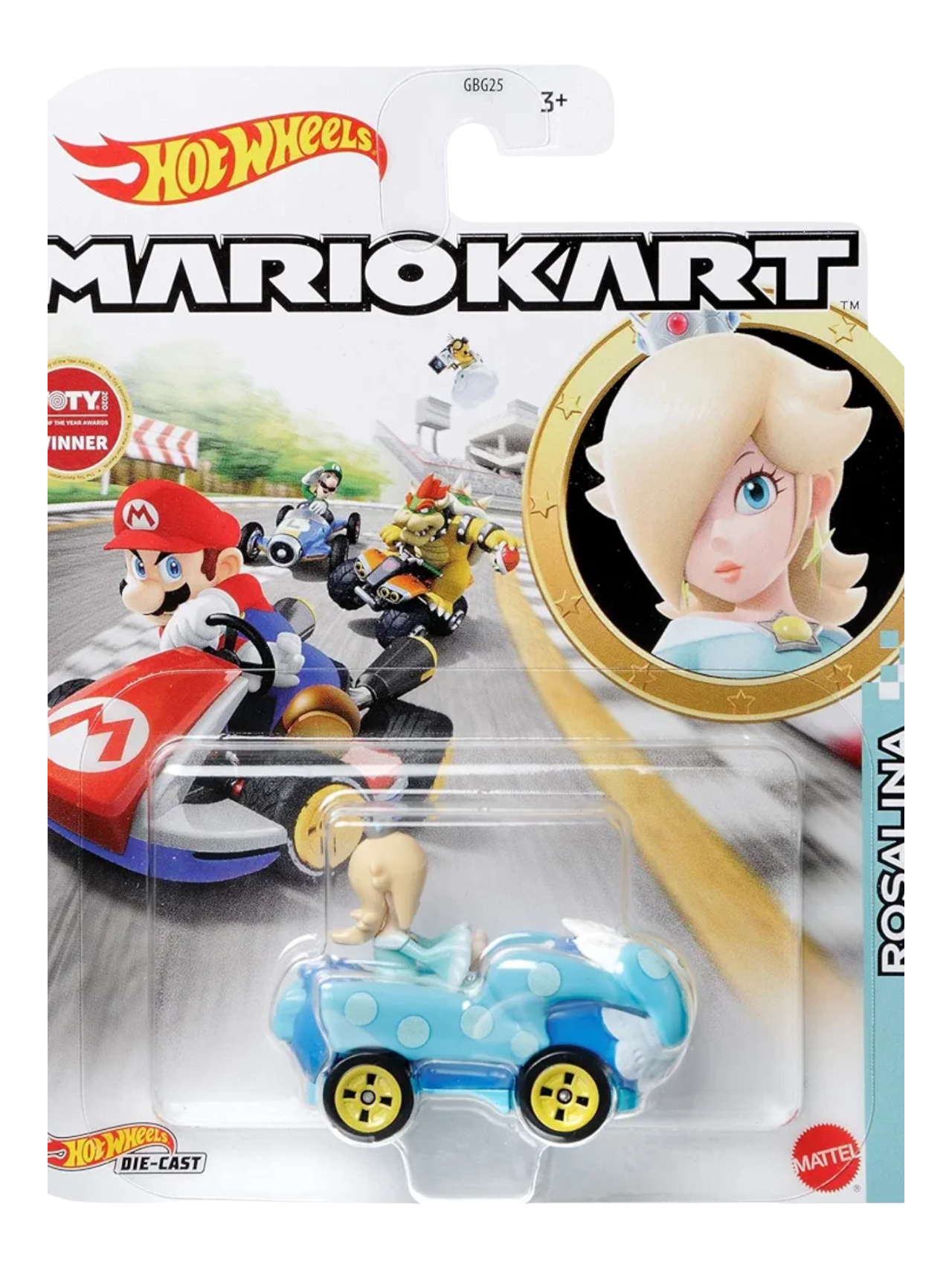 HotWheels Mariokart series Rosalina Birthday Girl Imported 1:64 Scale