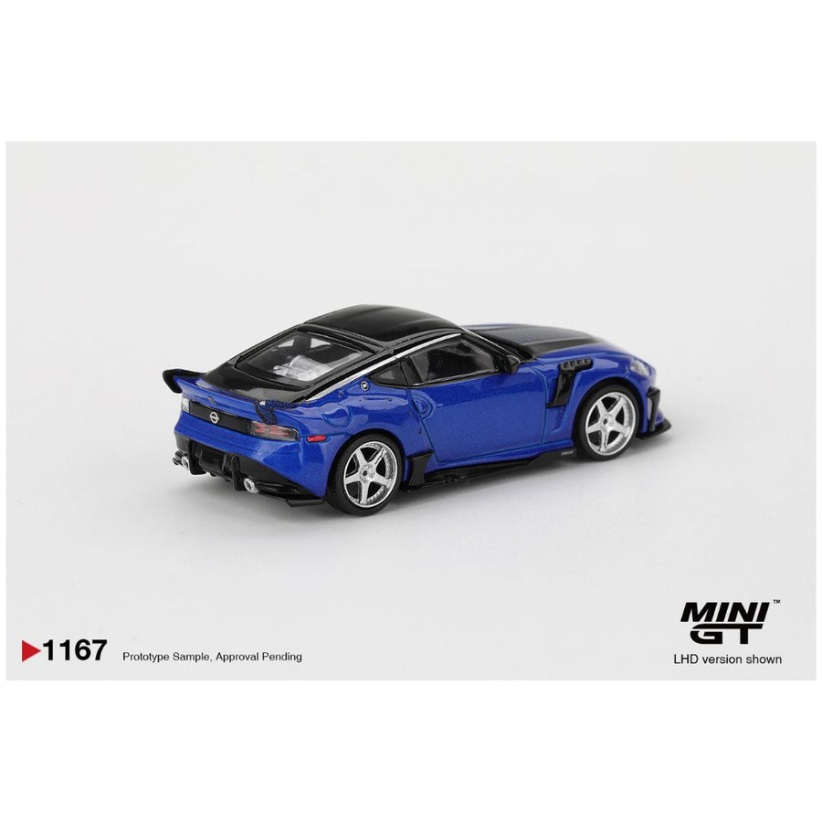 Mini GT Nissan Z Veilside FFZ400 Seiran Blue ( code - 1167 ) Imported 1:64 Scale