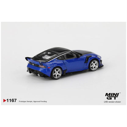 Mini GT Nissan Z Veilside FFZ400 Seiran Blue ( code - 1167 ) Imported 1:64 Scale