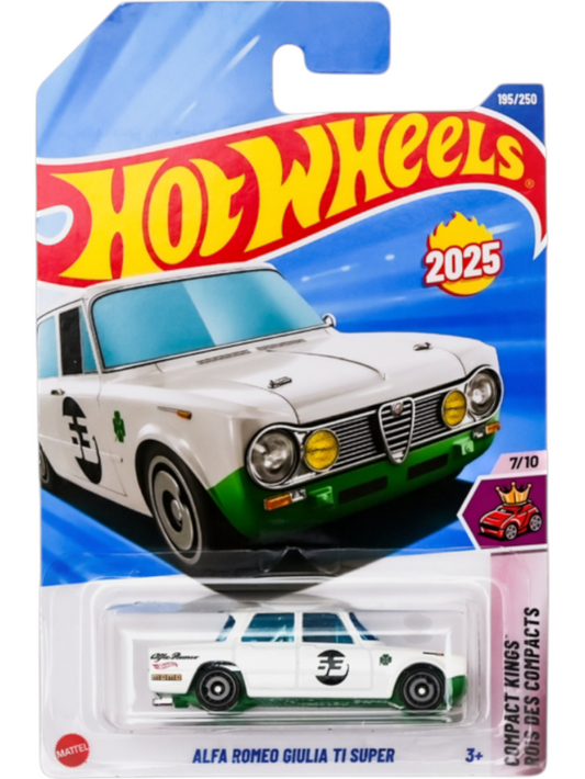 HotWheels ALFA ROMEO GIULIA TI SUPER Imported Mainline 1:64 Scale JBB98-N7C5