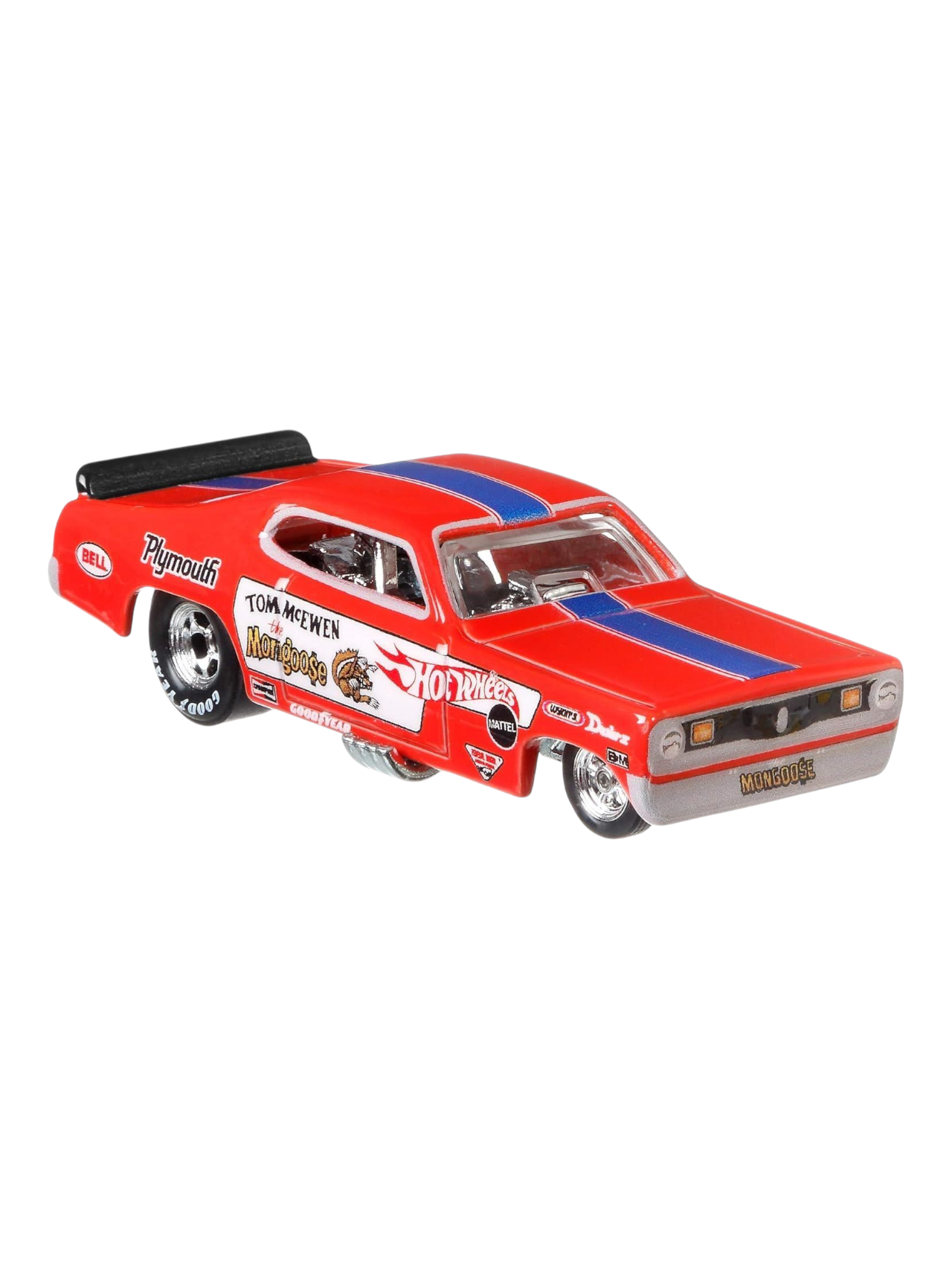 HotWheels Car Culture Team Transport Plymouth Duster Funny Car Retro Big #5 Imported 1:64 Scale