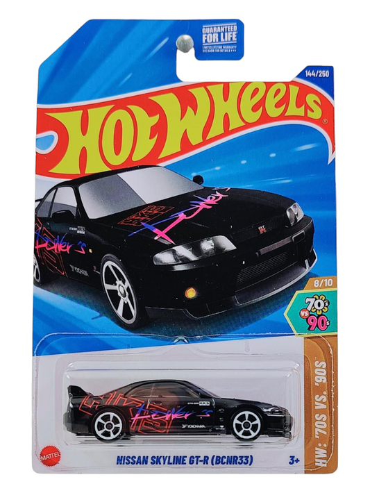 HotWheels Nissan Skyline GT-R (BCNR33) Imported Mainline 1:64 Scale