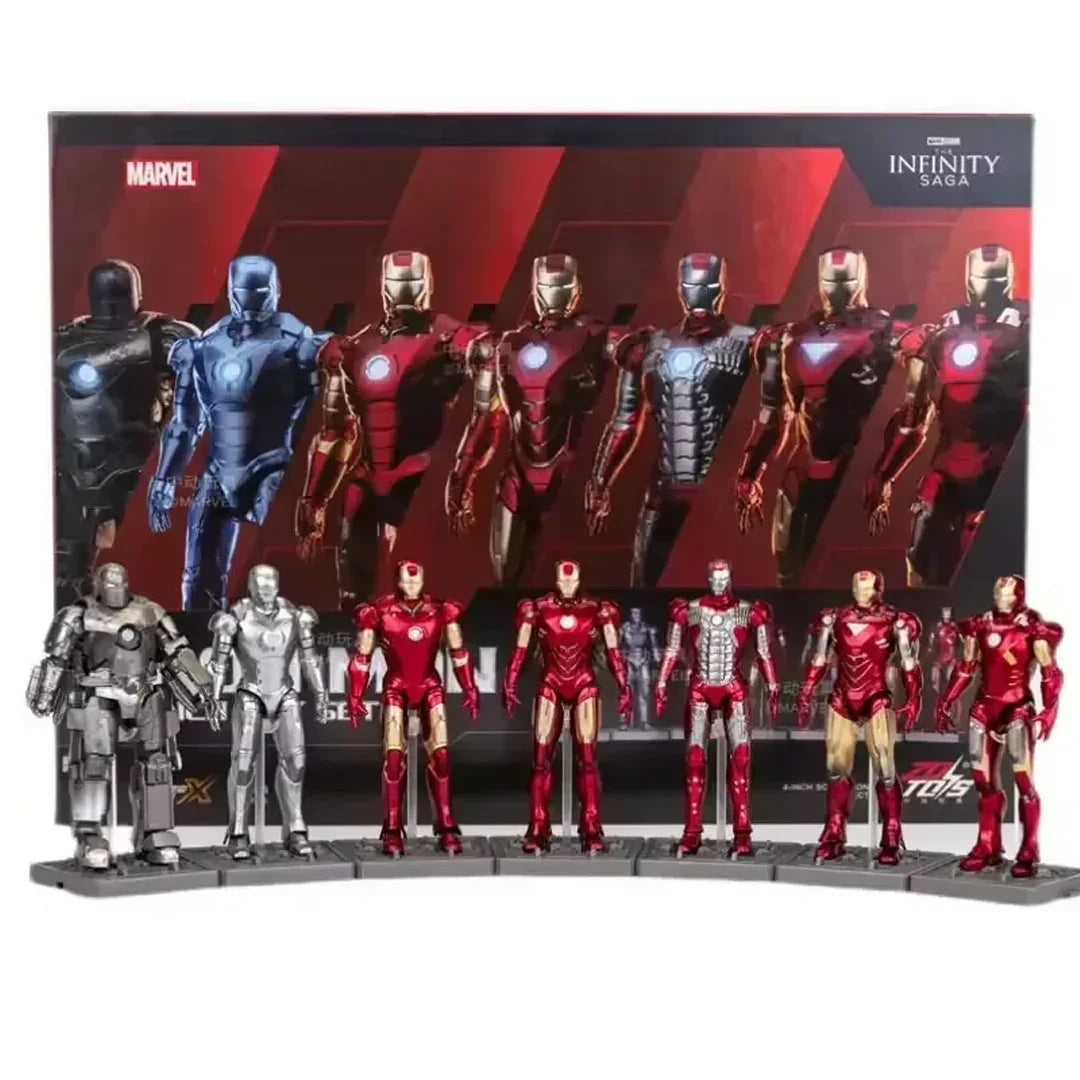 ZD Toys Marvel Studios The Infinity Saga 'Iron Man 4-inch Toy Set (code 1923) Action Figures