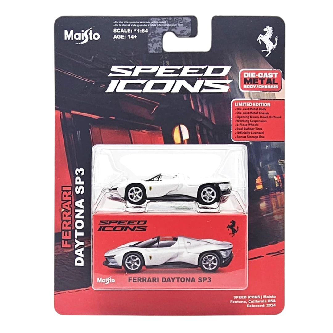 Maisto speed icons Ferrari Daytona sp3 1:64 Scale