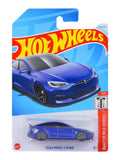 Hot wheels Tesla models plaid imported mainline 1:64 Scale (Card damage)