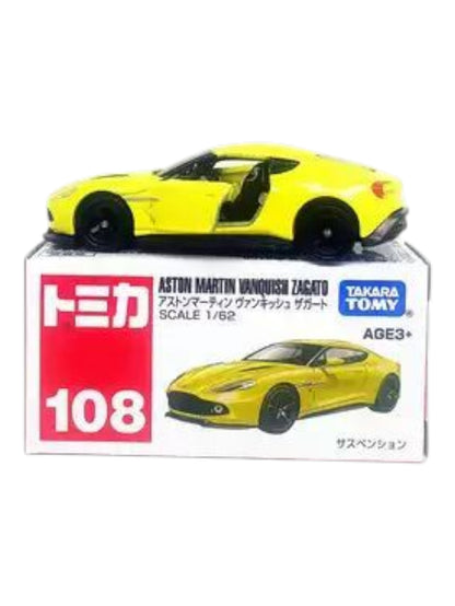 Takara Tomy Tomica Aston Martin vanquish zagato 1:62 scale