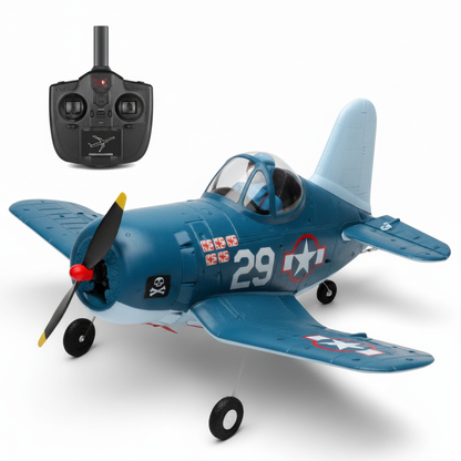 XK A500 F4U Corsair 2.4GHz 6CH RC Airplane with 3D/6G Flight Mode & Gyroscope – 1 Battery UP to 150 meter Control range