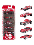 Hotwheels core Mattel 80th anniversary pack of 5 imported  5 pack 1:64 Scale