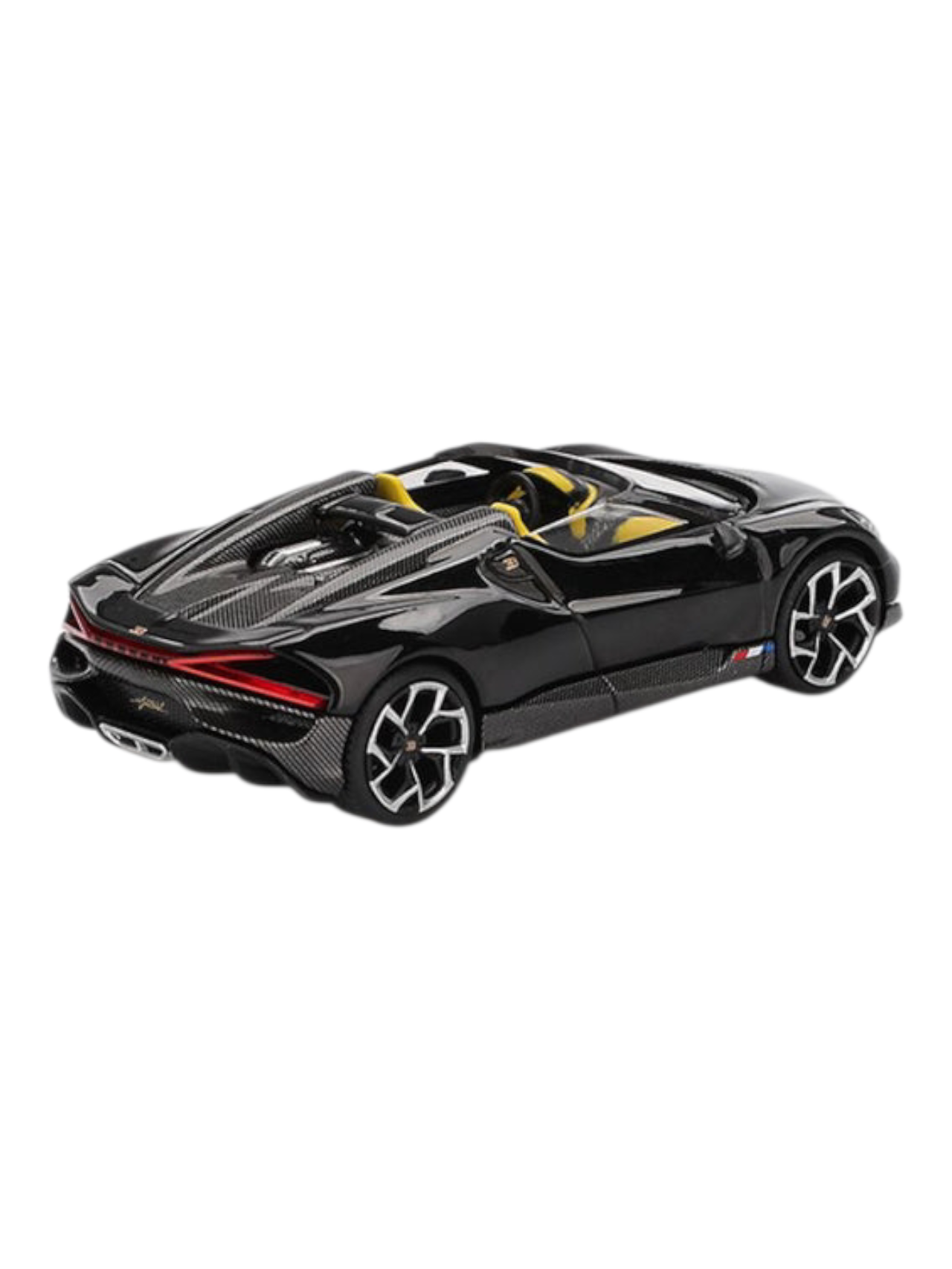 Mini GT 1058: Bugatti W16 Mistral Black 1:64 Scale