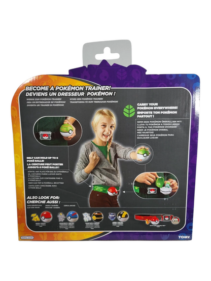 Tomy Pokémon Clip and Carry Poke Ball Belt, Squirtle Carapuce, Schiggy