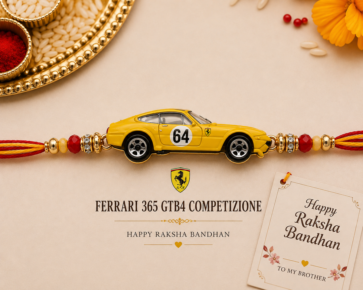 Hotwheels Original Car Rakhi – Choose Any Car & Get It Customized as a Rakhi | Raksha Bandhan Gift for Brother