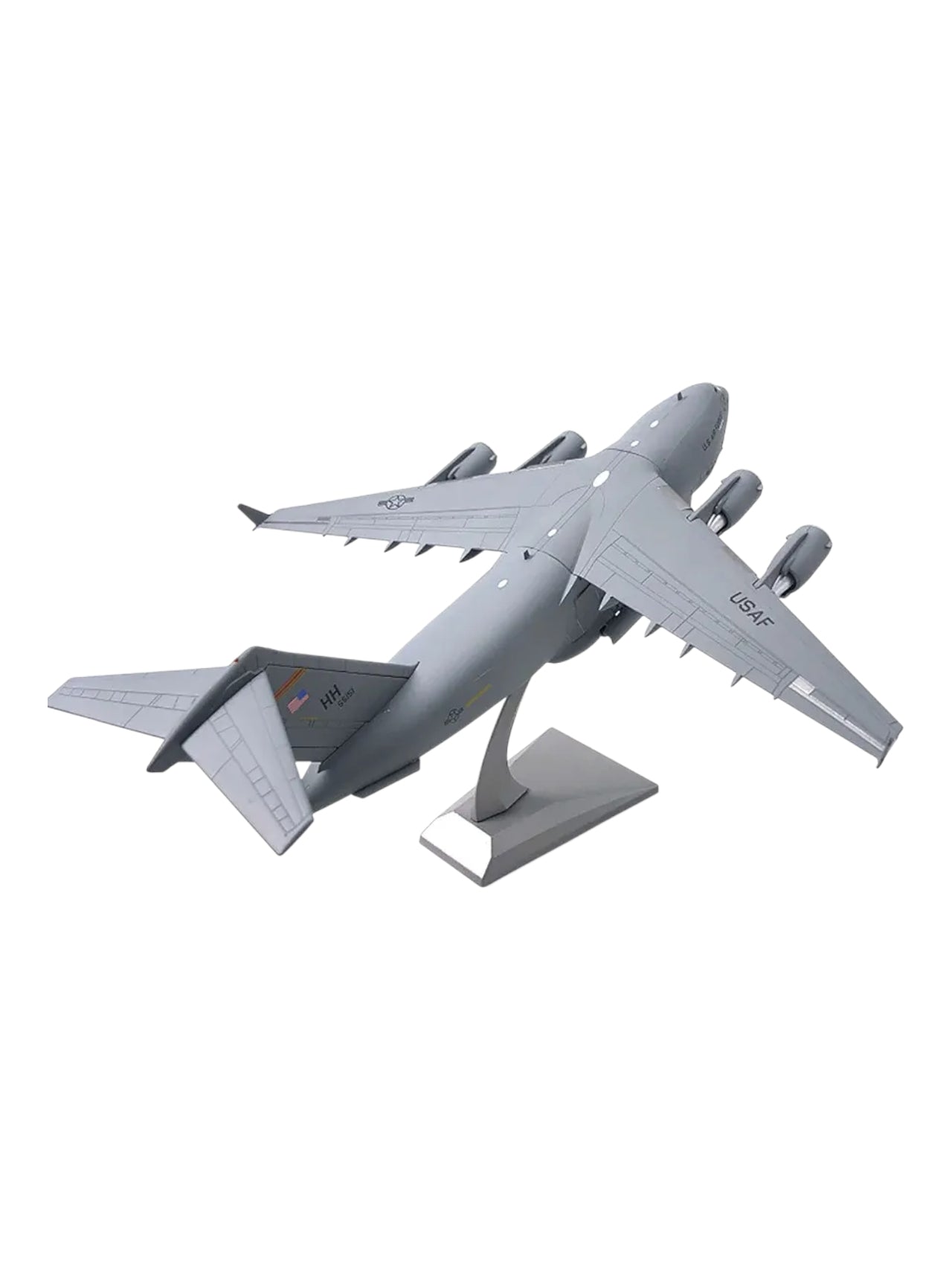 Aircraft U.S. Air Force C-17 Globemaster lll Military Model Premium Diecast Display Model (1:200 Scale) Includes Display Stand