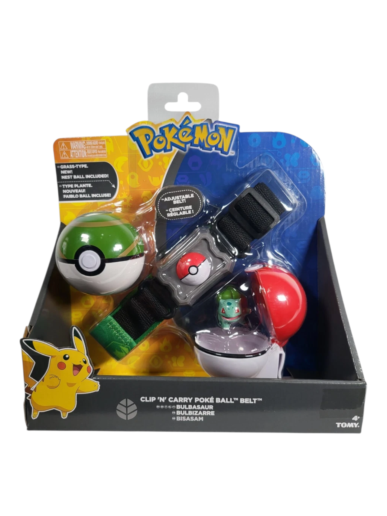 Tomy Pokémon Clip and Carry Poke Ball Belt, Squirtle Carapuce, Schiggy
