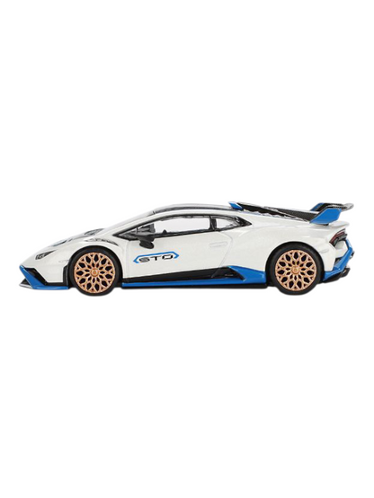 Mini GT Lamborghini Huracan STO (Bianco Asopo) Code-788 1:64 Scale