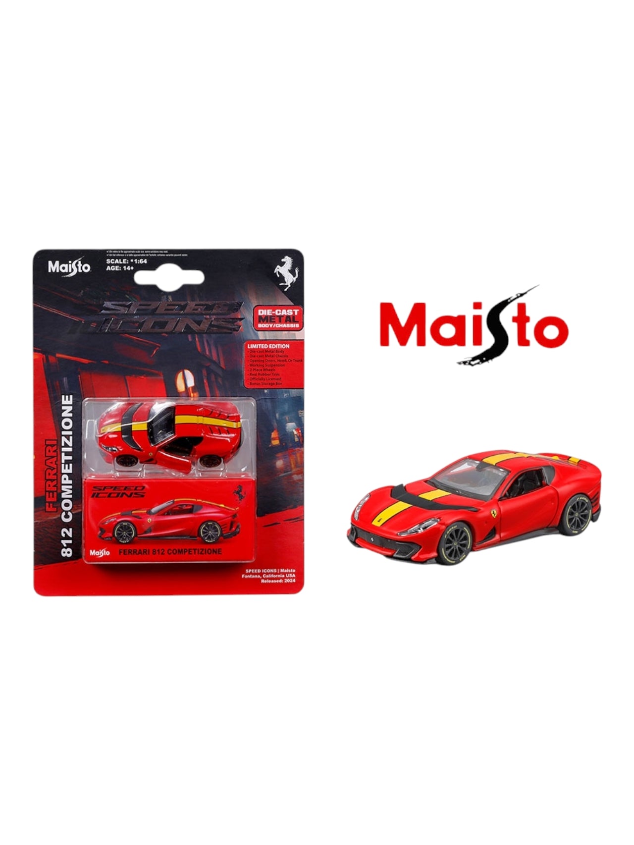 Maisto speed icons ferrari 812 compilation 1:64 Scale
