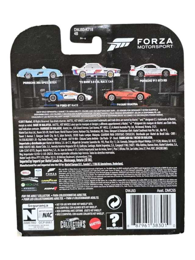 HOTWHEELS Forza Motorsport Porsche 911 GT3 RS Imported Collection 1:64 Scale Creased Card
