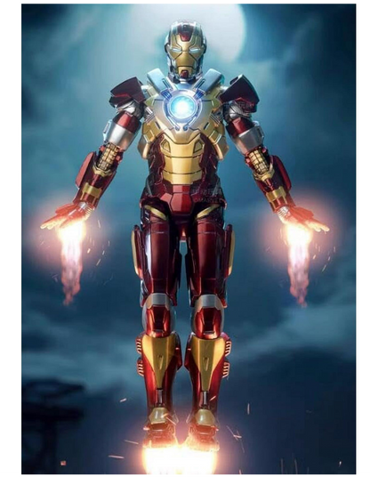 ZD Toys Marvel Studios The Infinity Saga Iron Man 3 MK17 Action Figure 1:10 Scale (Size-7 Inch)