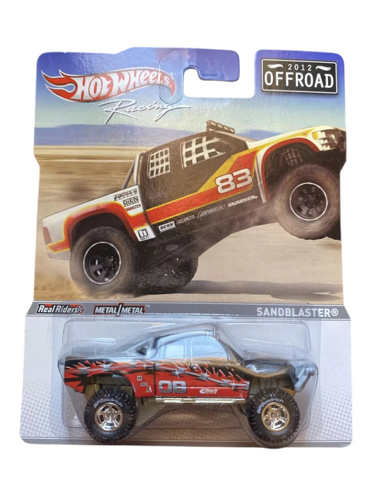 HotWheels Racing 2012 Off Road SandBlaster Imported Mainline Card Art 1:64 Scale