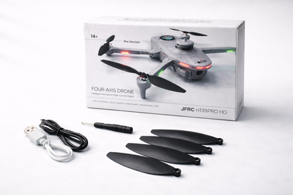 JJRC H139PRO HD Intelligent Aerospace Flight Control Digital 2.4G 4 Channel Dual Camera Obstacle Avoidance Brushless and Led Light Four-Axis RC Drone