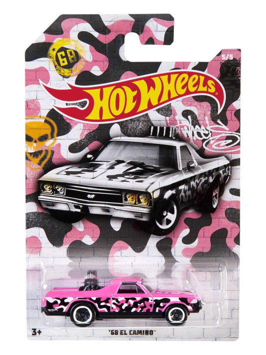 Hotwheels '68 el camino imported card art mainline 1:64 Scale