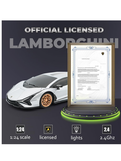 Lamborghini Sian FKP 37 Full Function Remote Control Car 1:24 Scale (Official Licensed Product)