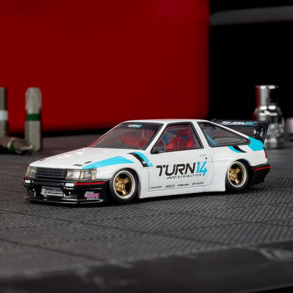 HotWheels Elite 64 Toyota Corolla Levin (AE86) Custom Imported Premium rlc 1:64 Scale (With Protector)