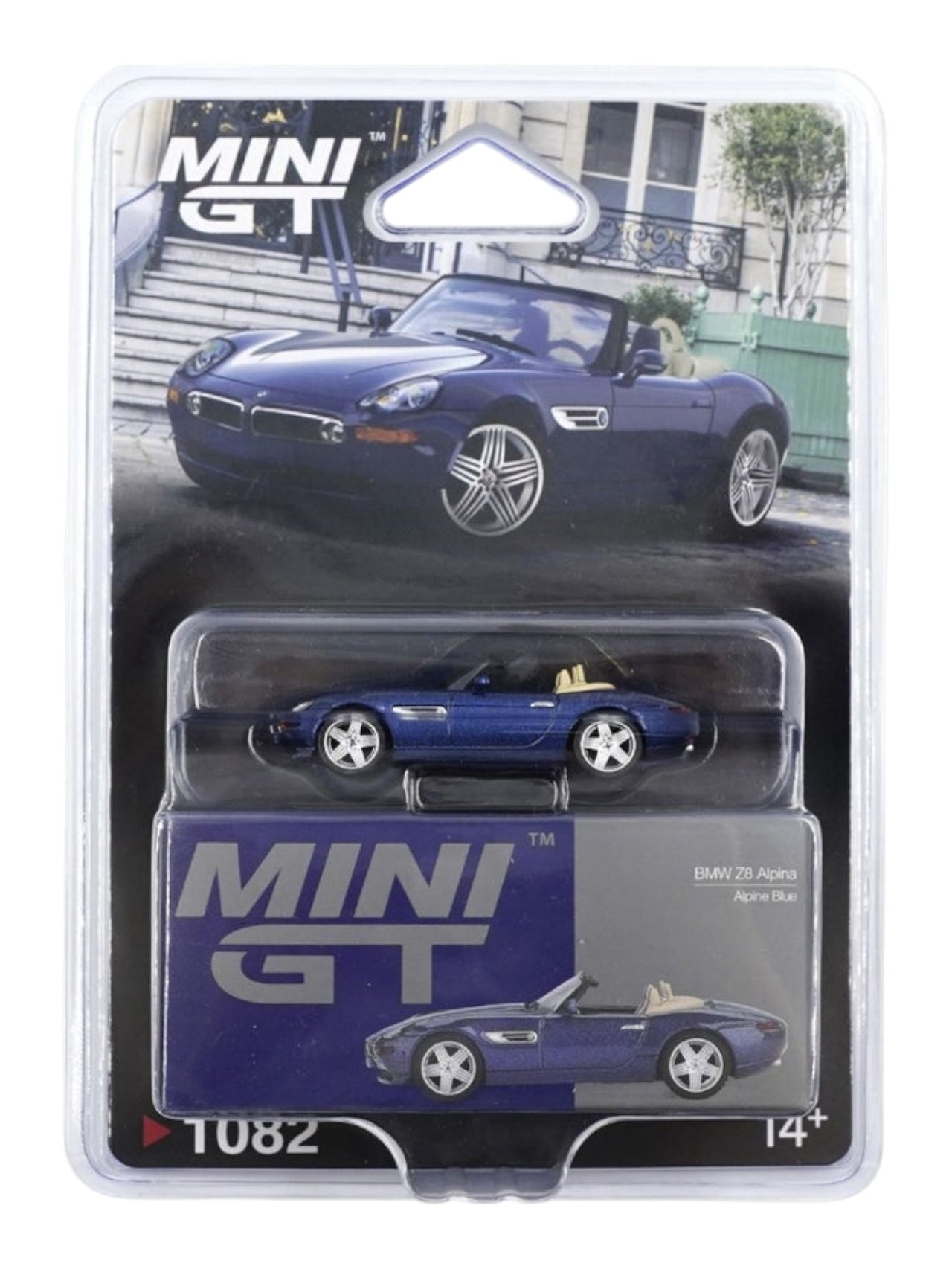 Mini GT bmw z8 alpina alpine blue code-1082 1:64 Scale