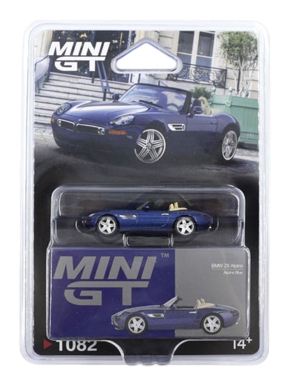 Mini GT bmw z8 alpina alpine blue code-1082 1:64 Scale