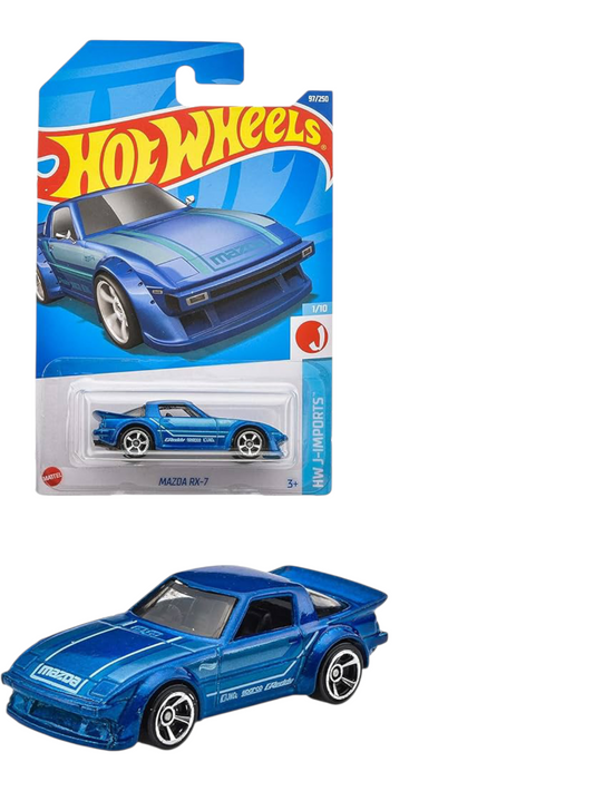 HotWheels Mazda RX-7 Imported Mainline 1:64 Scale HCV76-M7C8