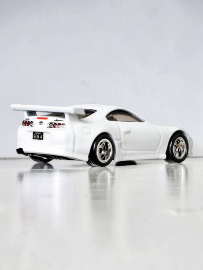 Hotwheels Premium Car Culture 'Toyota Supra (White) 1:64 Diecast Model Car