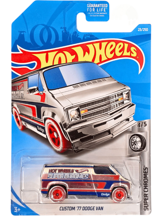 Hotwheels Custom 77 Dodge Van Imported Mainline 1:64 Scale