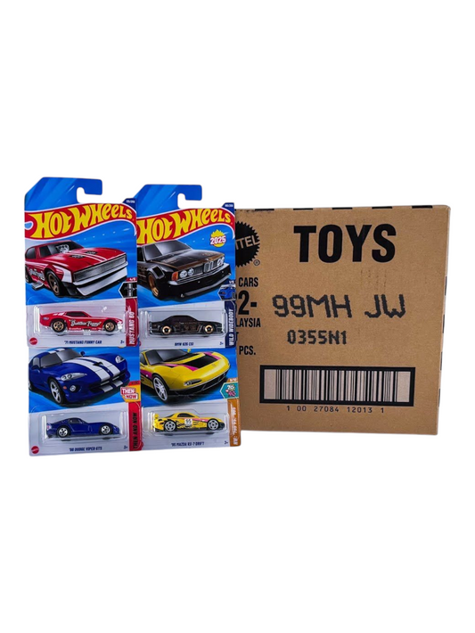 HotWheels Imported 2025 H Case (Contains 72 Cars)