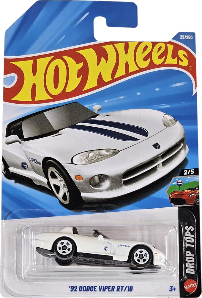 HotWheels 92 Dodge Viper RT/10 Imported Mainline 1:64 Scale (Treasure Hunt) With Protector