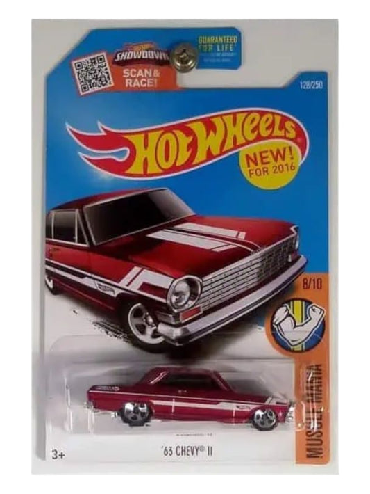 Hotwheels '63 Chevy II imported mainline 1:64 Scale