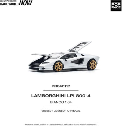 Pop Race pr64-117 Lamborghini countach LPI 800-4 1:64 Scale