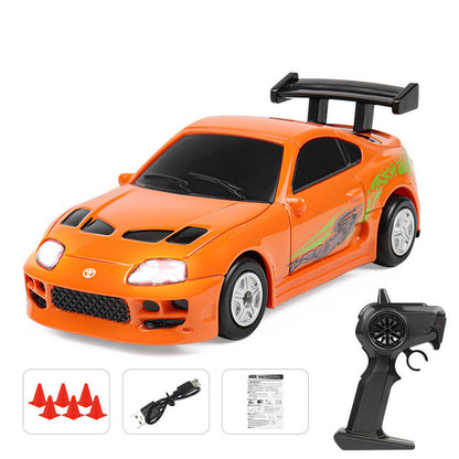 Nano GT86 Supra Mk4 Mini RC Drift Car Ae86 Trueno Remote Control Car Imported 1:64 Scale 4WD
