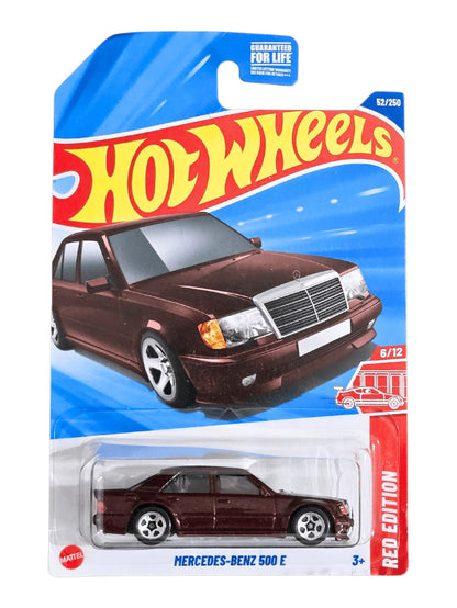 Hotwheels 'Mercedes-Benz 500E (Red Edition) Imported Mainline 1:64 Scale
