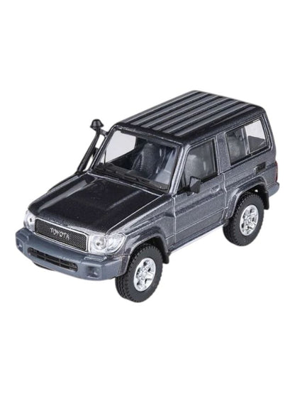 Para64 2014 Toyota Land Cruiser 71 Graphite Grey 1:64 Scale Diecast