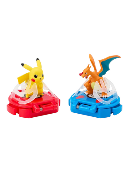 Takara Tomy Tomica Figure Battle Set Pikachu vs Charizard Pokemon Monocolle