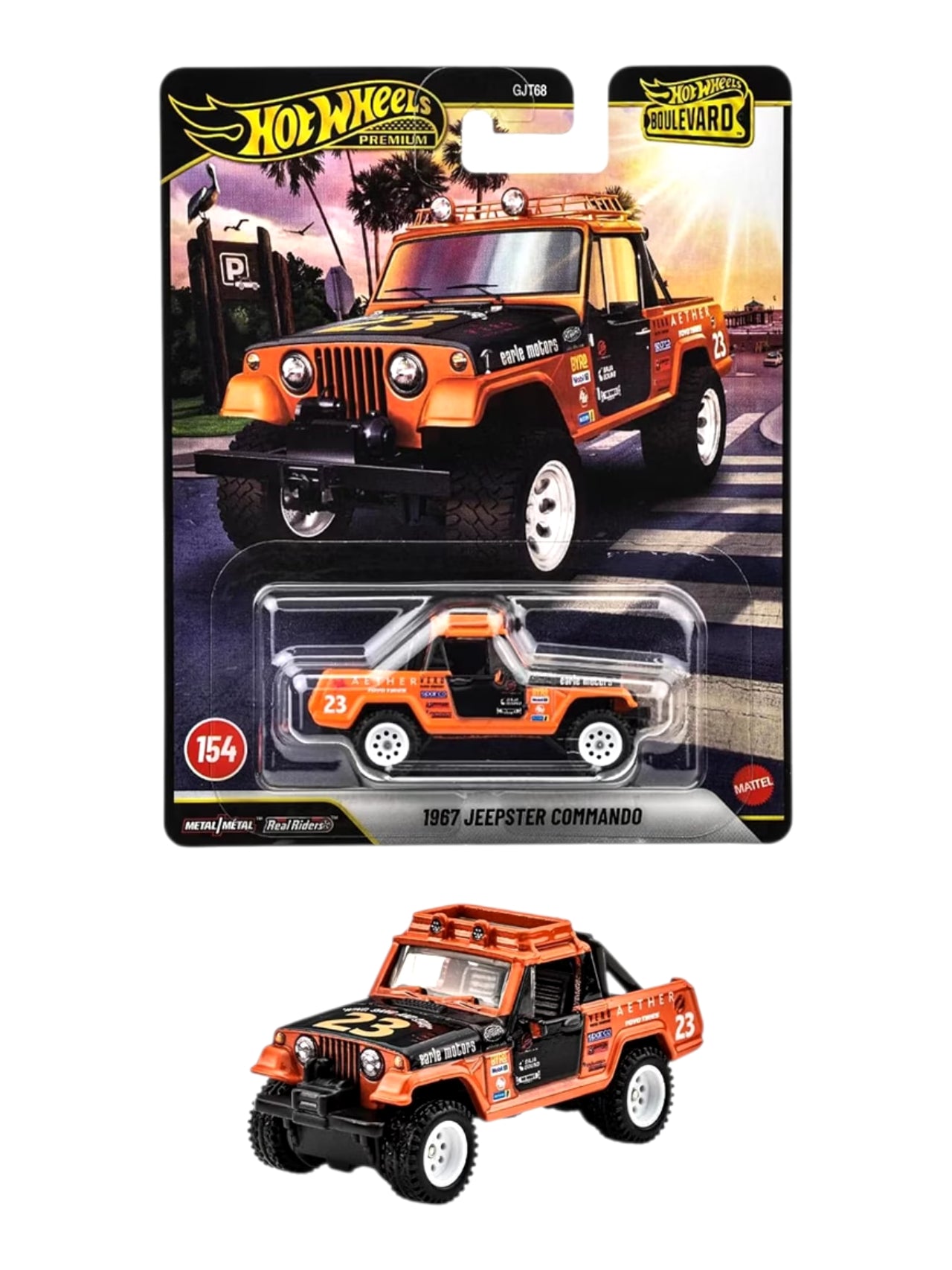 HotWheels 1967 Jeepster Commando Imported Premium 1:64 Scale