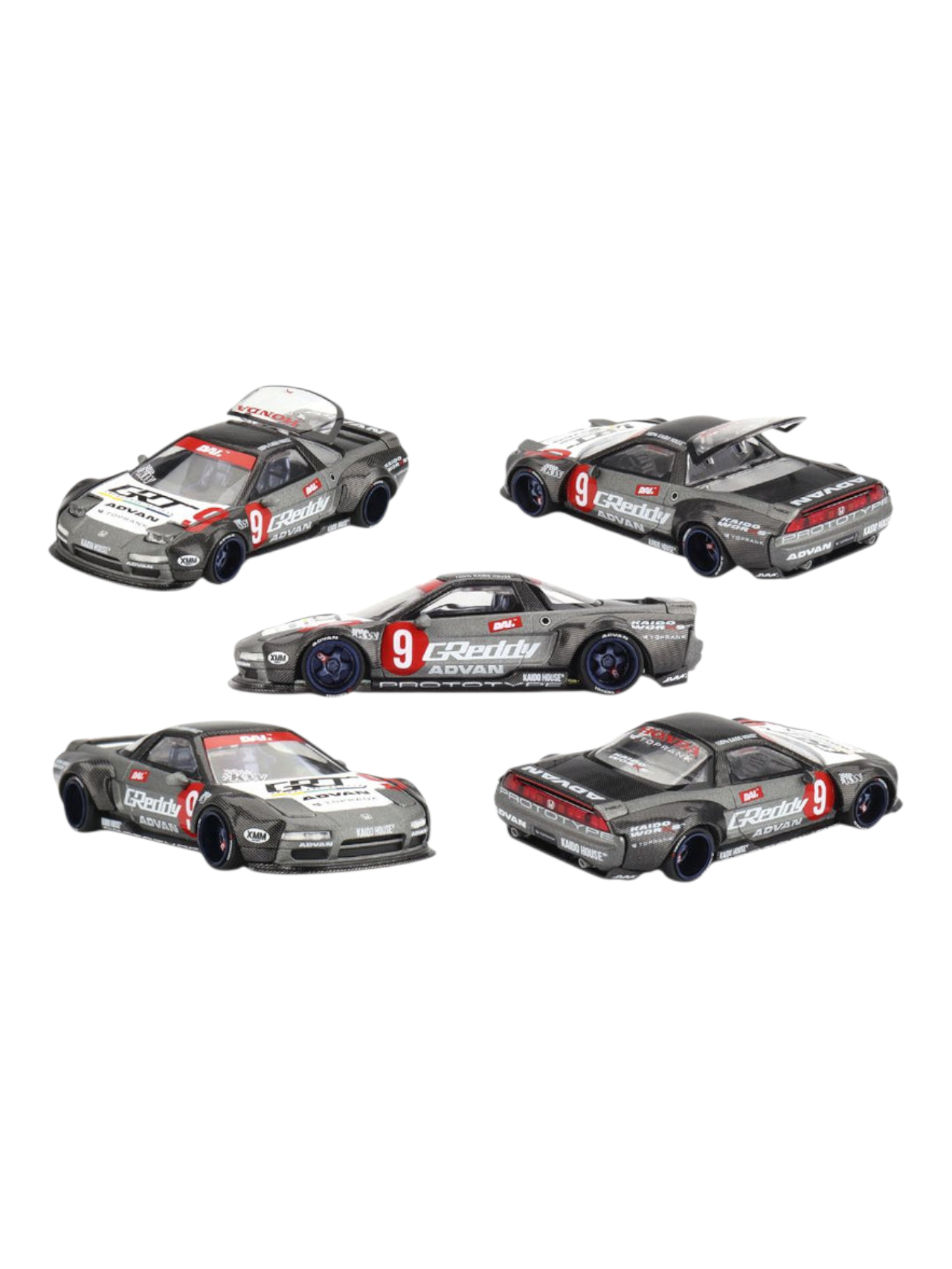 Mini gt Kaido House Mini Honda NSX Kaido Test Car Spec V1 #190 1:64 Scale