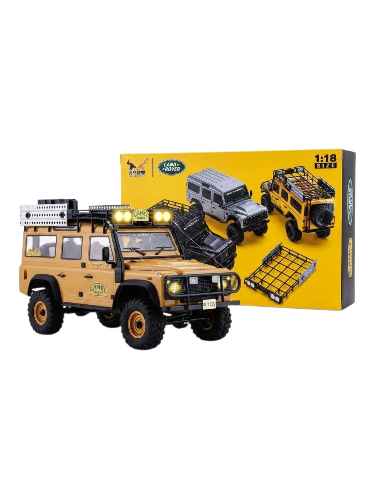 MN Model Land Rover 2.4GHz Remote Control 1:18 Scale 4WD RTR RC Rock Crawler | Code: MN-111C