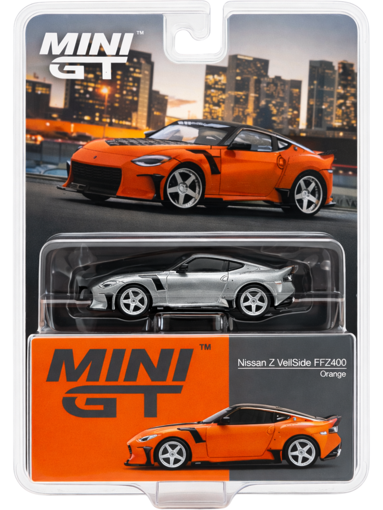 MINI GT Nissan Z Veilside FFZ400 Orange no 989 ( Chase Piece