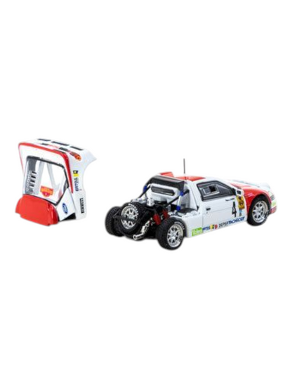 Tarmac Works Ford RS200 Rallye Catalunya 1986 1:64 Scale (With Acrylic Case)