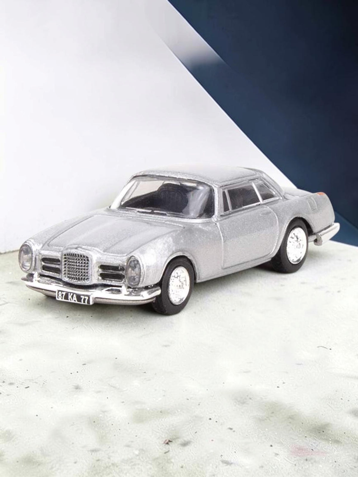 NOREV "Facel Vega II Coupé 1961 Silver Diecast Model Car 1:87 Scale